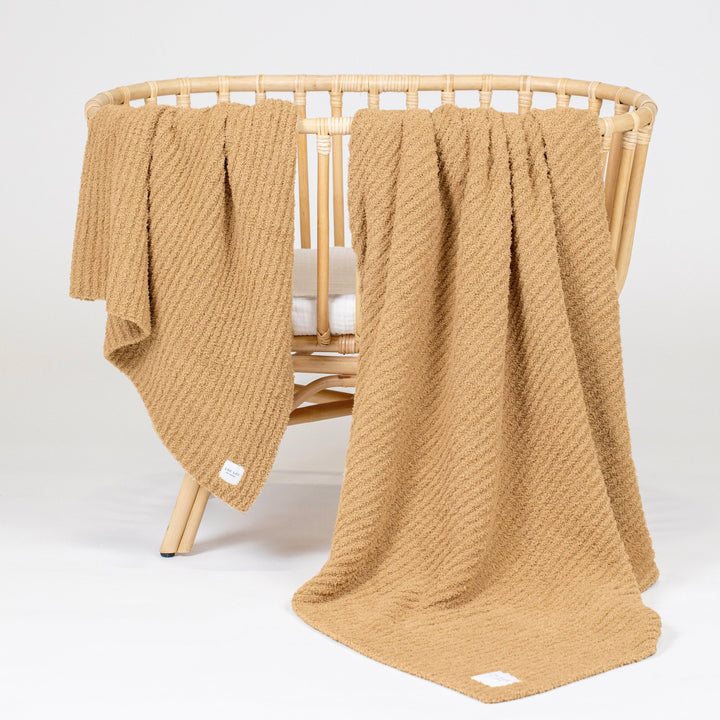 Chenille Blanket - Tan