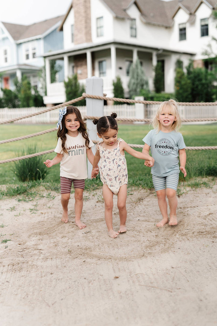 Americana Bamboo Kid's Tee in Freedom