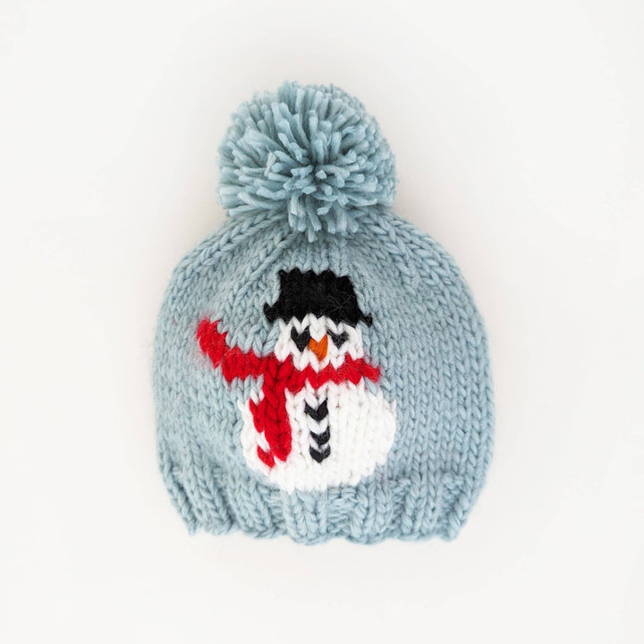 Frosty Snowman Surf Blue Beanie