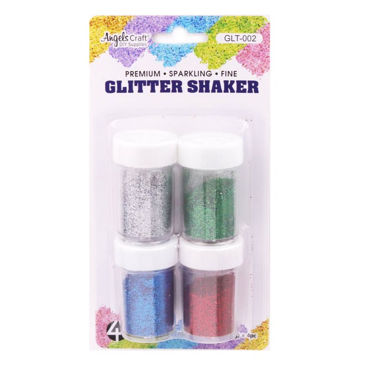 Glitter Shakers 8g in Asstd Primary Colors , 4-ct