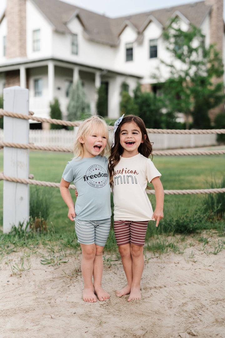 Americana Bamboo Kid's Tee in Freedom