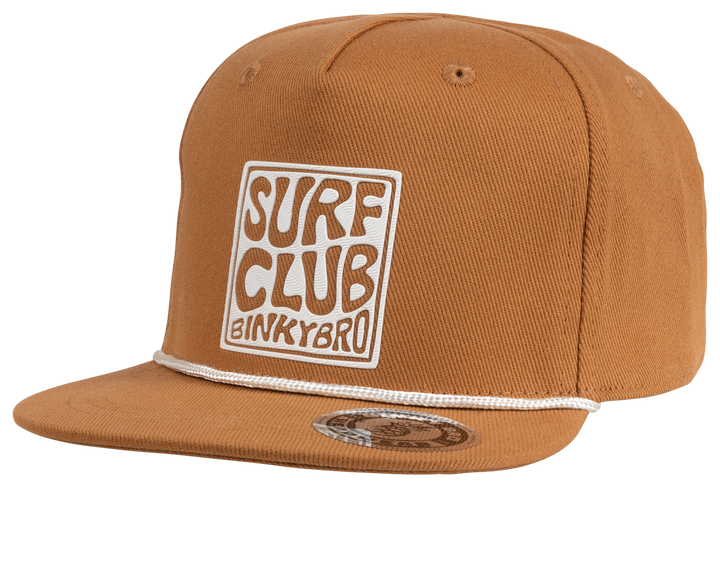 Surf Club Hat: Adult (one size fits most) / Brown / Standard Fit