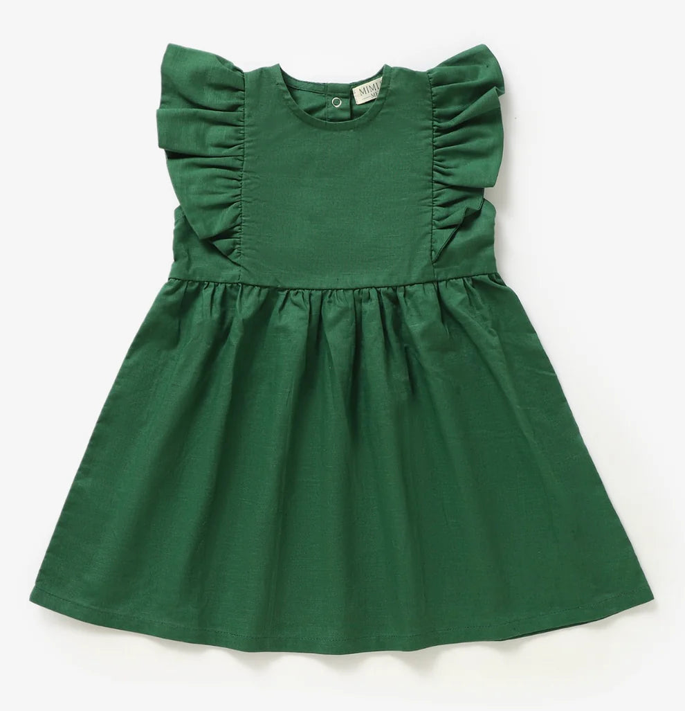 The Holly Dress - Forest Green