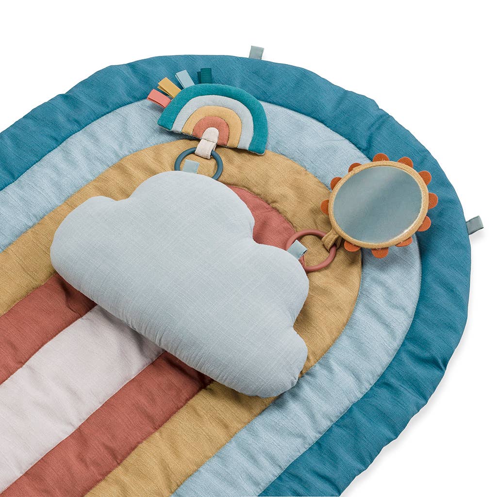 Bitzy Bespoke Ritzy Tummy Time™ Rainbow Play Mat