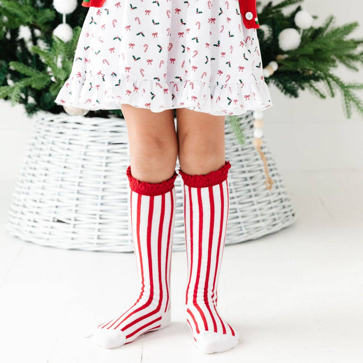 Classic Christmas Knee High Socks 3-Pack