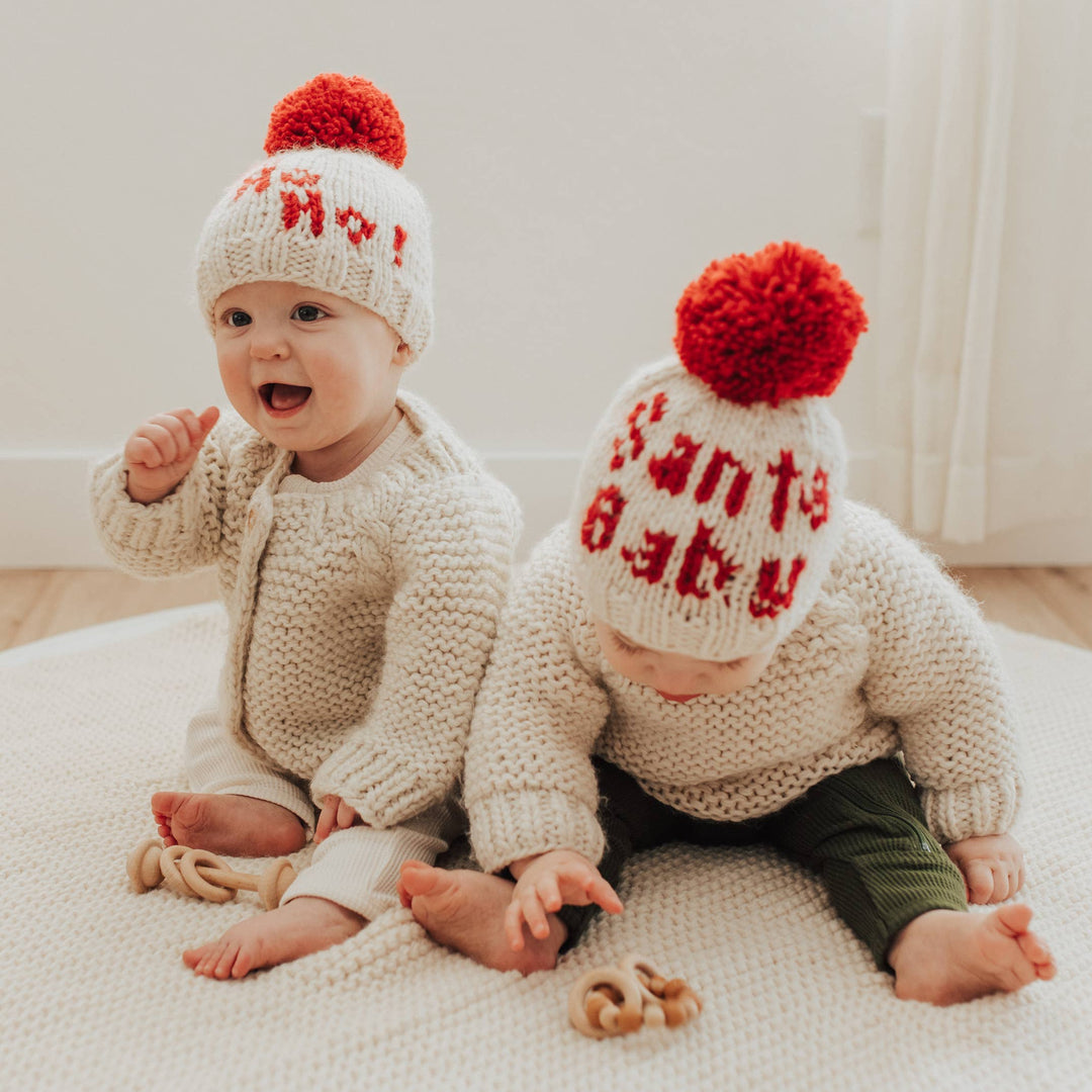 Santa Baby Hand Knit Beanie