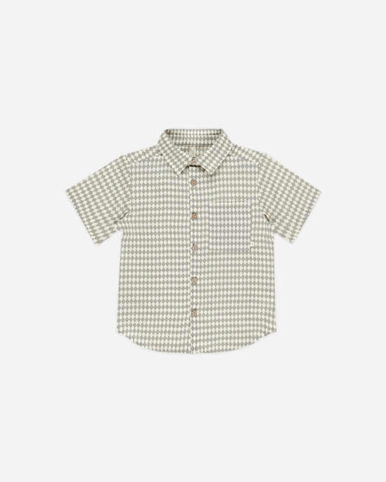 Collared SS Shirt - Laurel Diamond