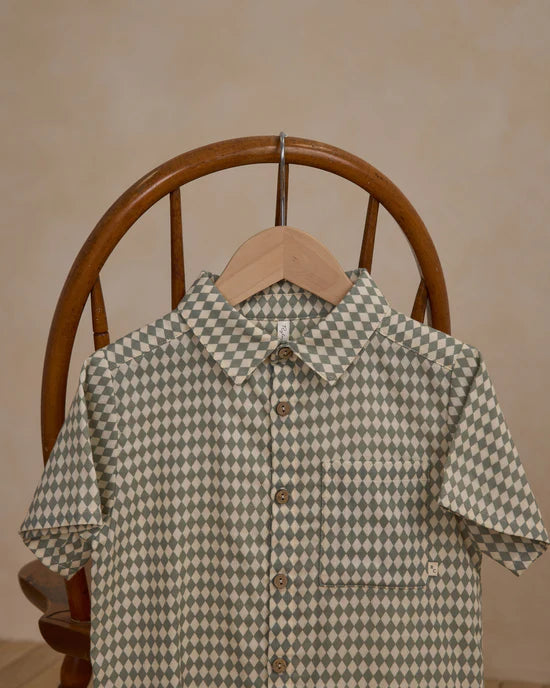 Collared SS Shirt - Laurel Diamond