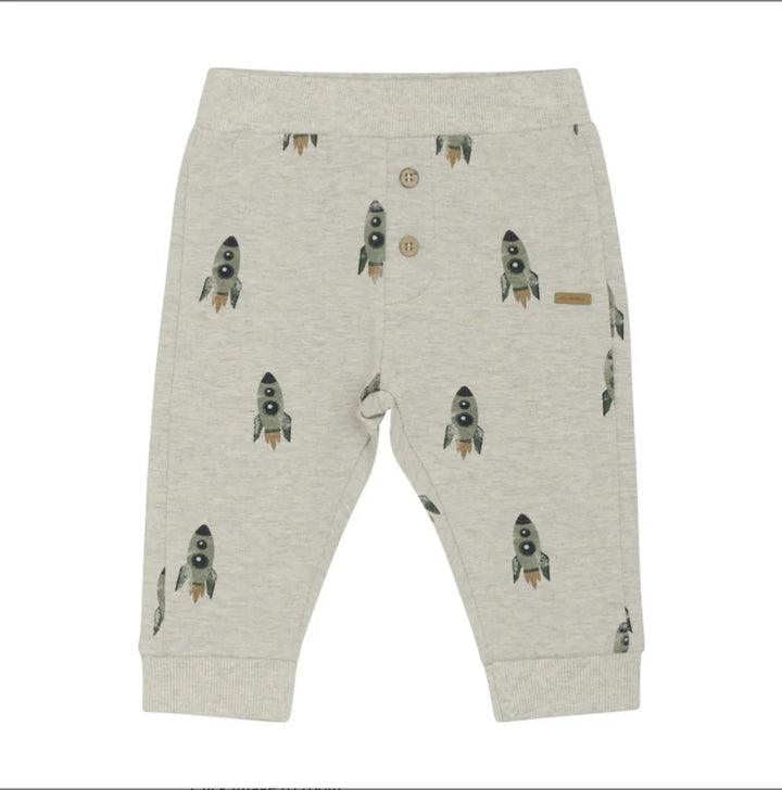 PANTS AOP SWEAT-Grey Melange