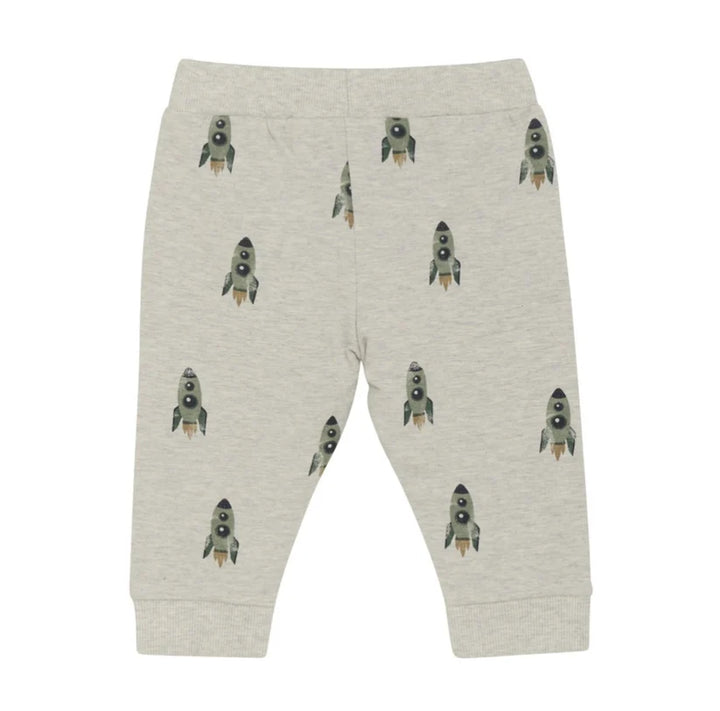 PANTS AOP SWEAT-Grey Melange