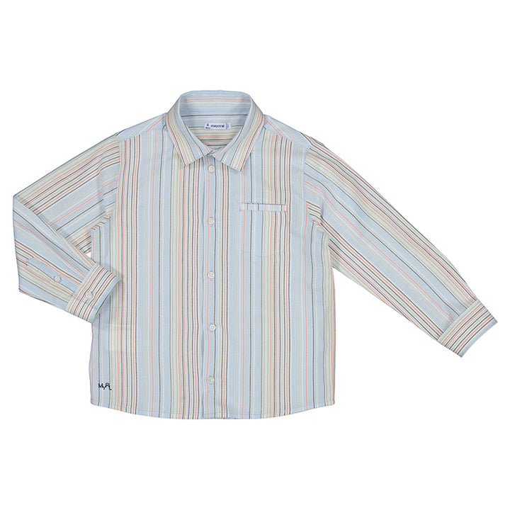 LS Striped Oxford Shirt