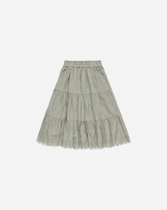 Laurel Ruffle Midi Skirt