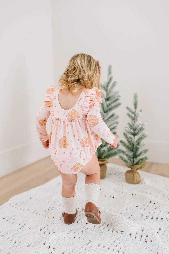 Leah Romper in Gingerbread