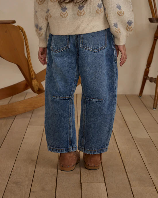 Indigo Barrel Pant