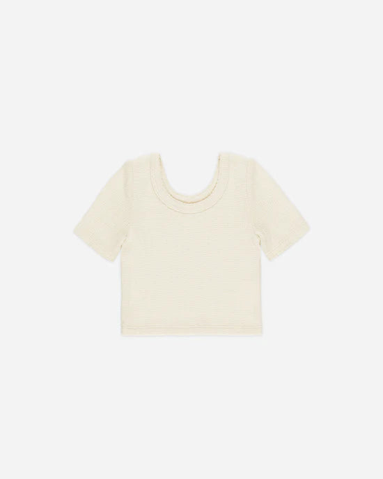 Scallop Tee - Natural