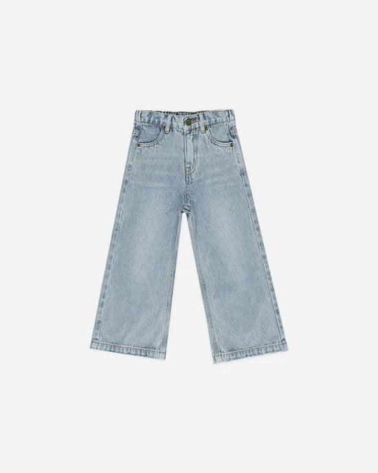 Straight Leg Pant - Light Washed Denim