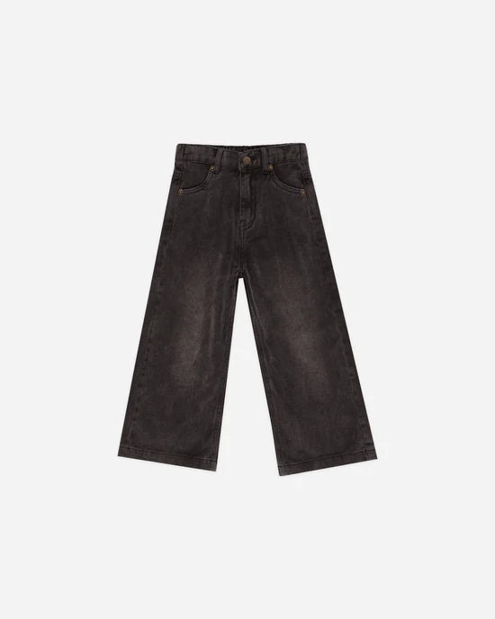 Straight Leg Pant - Washed Black