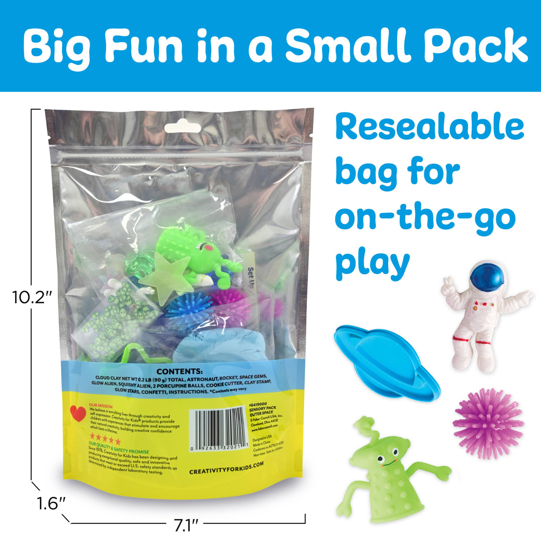 Sensory Pack Outer Space On the Go Play Set