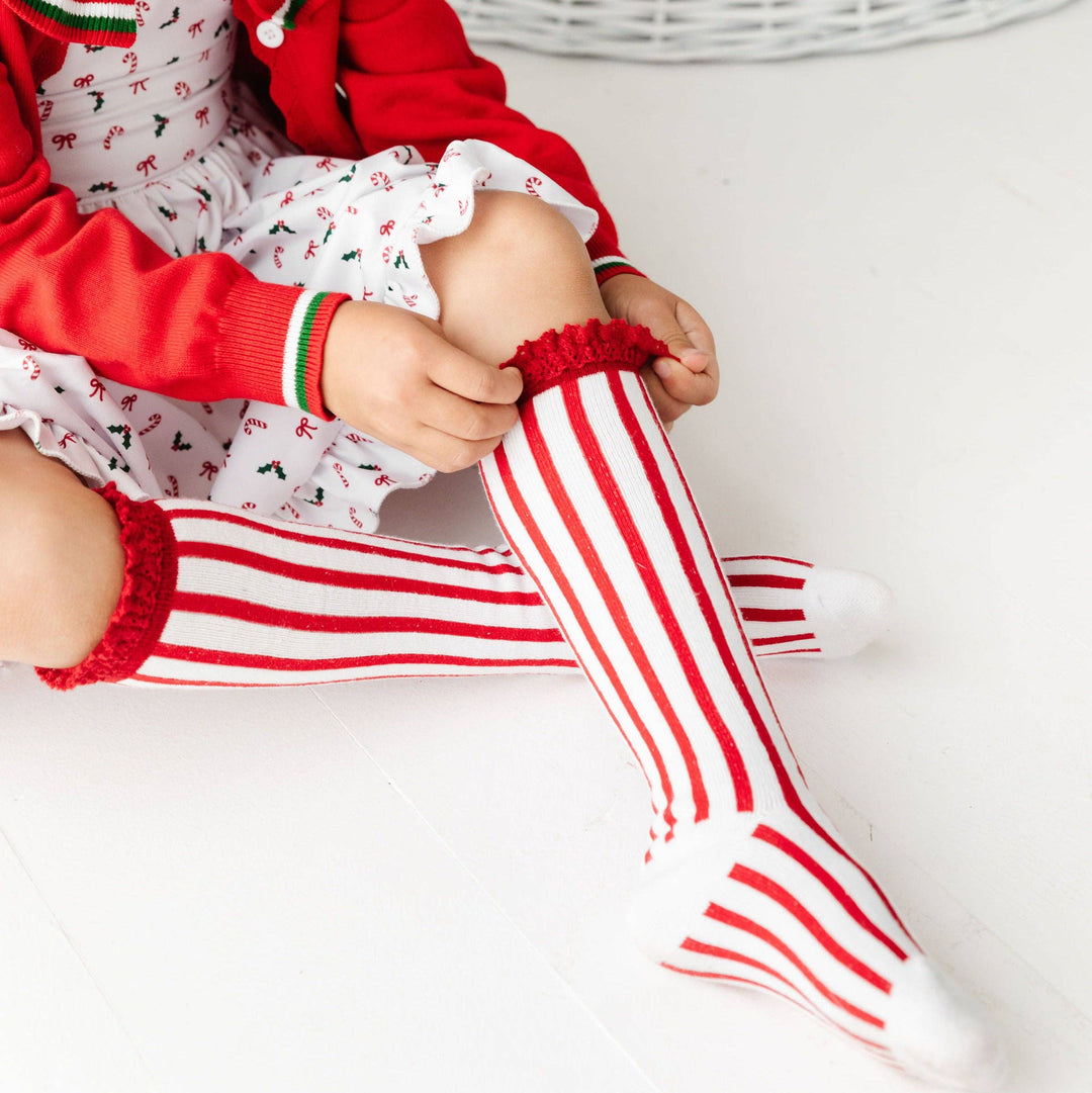 Classic Christmas Knee High Socks 3-Pack