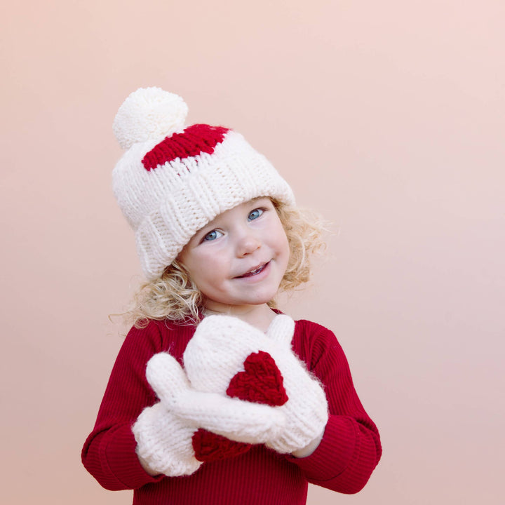 Heart Beanie, Red Hat