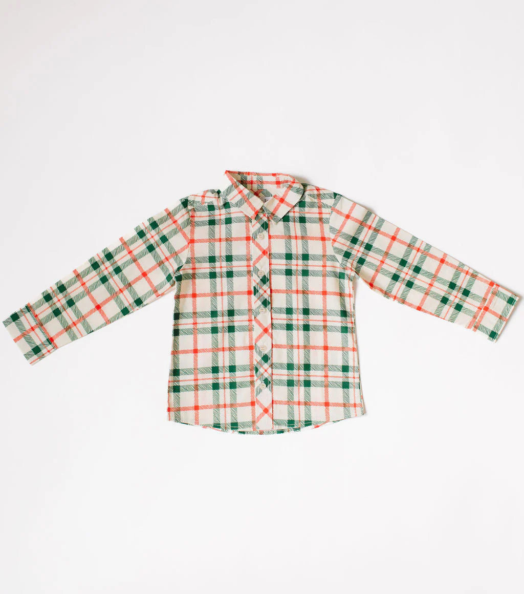 Button Down in Classic Plaid | Christmas