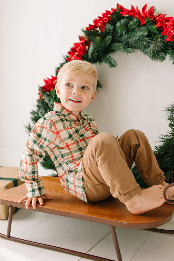 Button Down in Classic Plaid | Christmas