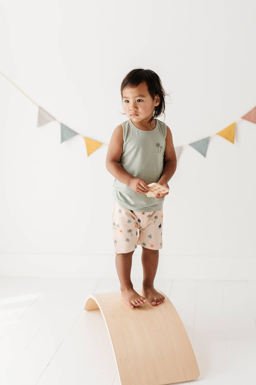 Boy's Harem Shorts in Sail