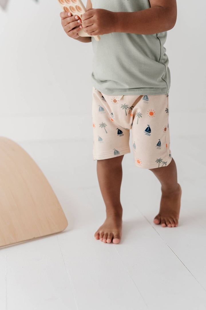 Boy's Harem Shorts in Sail