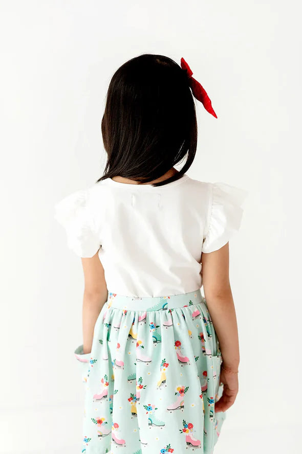 Flutter Tee in White