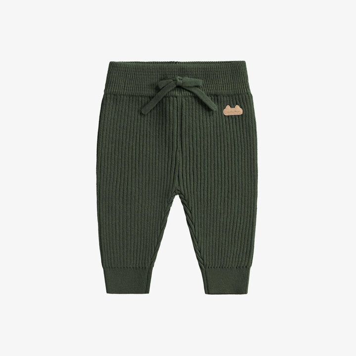 Green Knit Jogger Pant