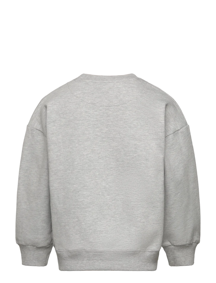 SWEATSHIRT LS-Grey Melange