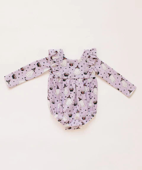 Leah Romper in Purple Cauldron