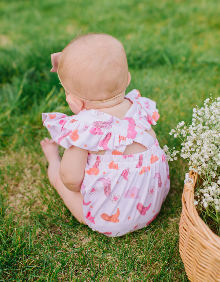 Emmy Romper in Cowgirl