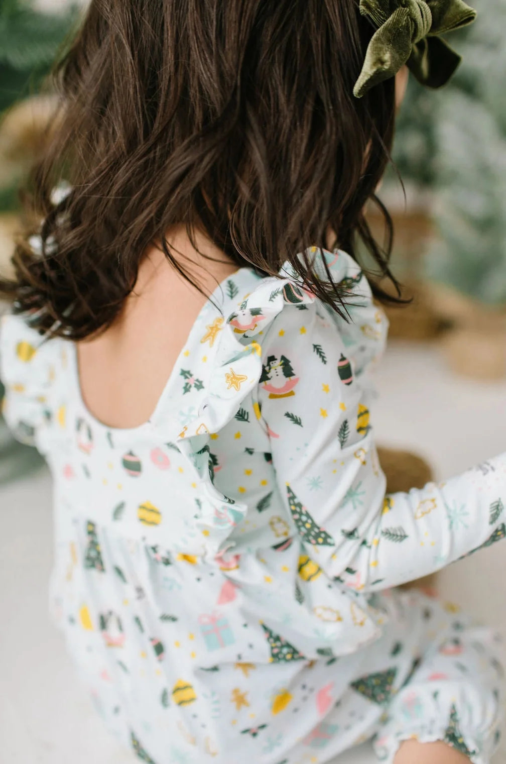 Mabel Romper in Festive Scenes