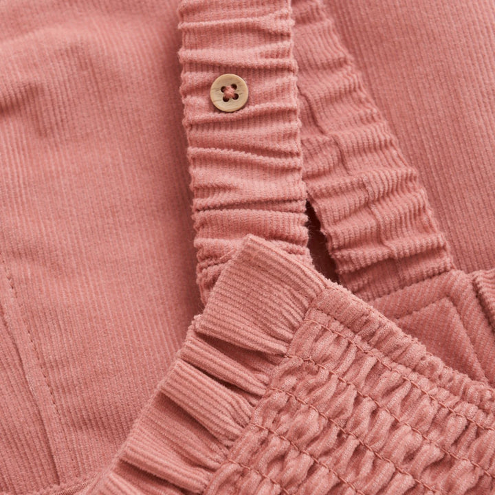 OVERALL CORDUROY W. LINING-Dusty Rose