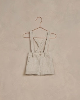 Suspender Shorts - Linen