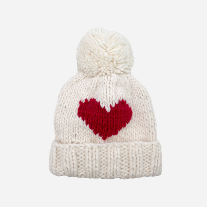 Heart Beanie, Red Hat