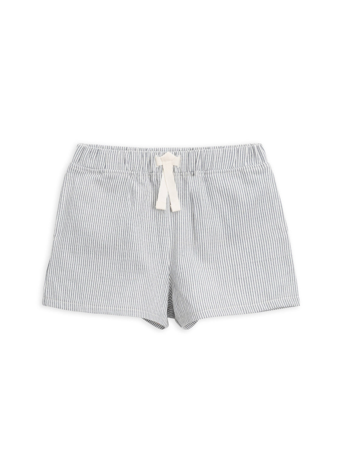 Organic Baby and Kids Nixie Seersucker Shorts - Shore Stripe